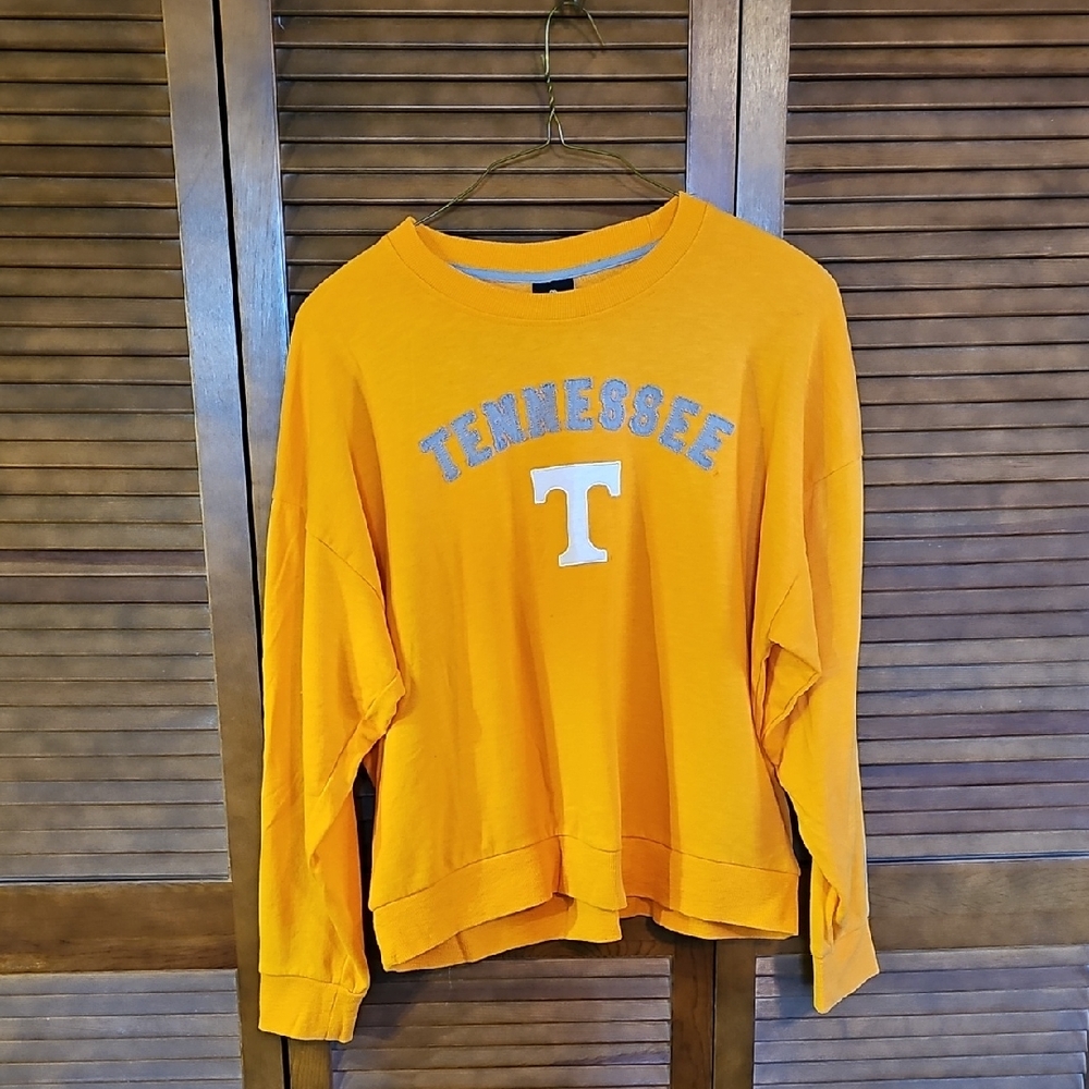 Colosseum Orange Tennessee Women's Crew Neck Sweater